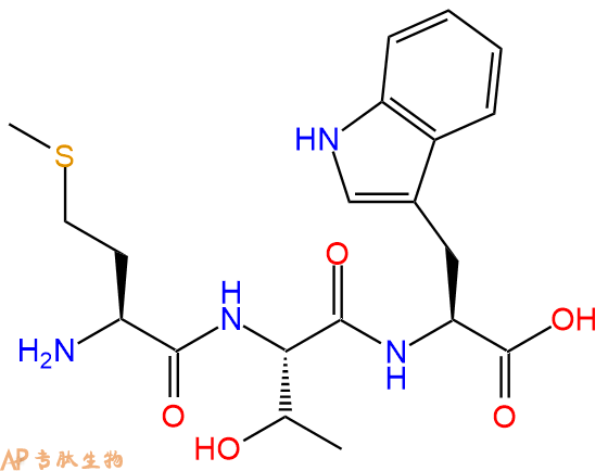 专肽生物产品三肽Met-Thr-Trp