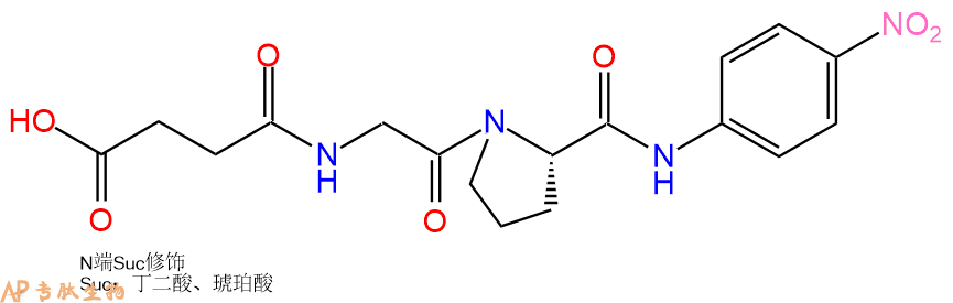 专肽生物产品二肽标记肽Suc-GP-对硝基苯胺115846-45-2