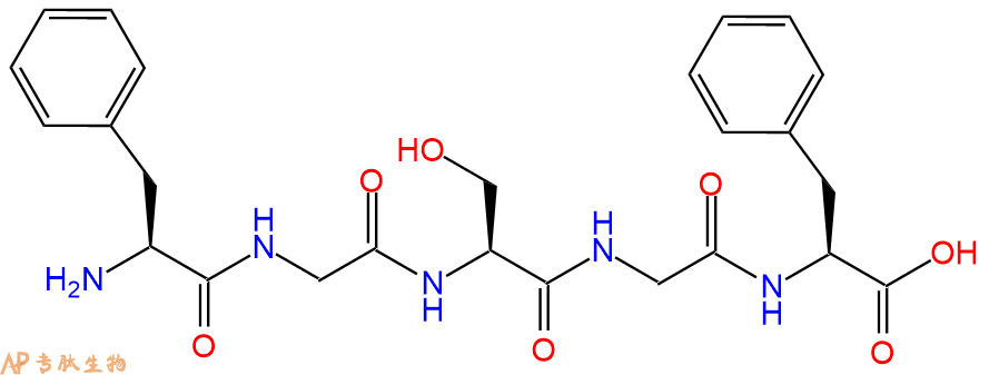专肽生物产品五肽Phe-Gly-Ser-Gly-Phe1568912-58-2