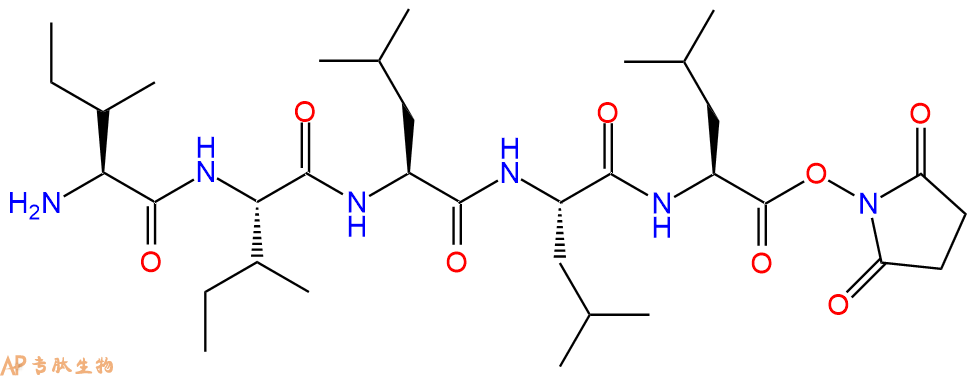 专肽生物产品五肽Ile-Ile-Leu-Leu-Leu-ONSu70274-75-8