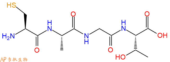 专肽生物产品四肽Cys-Ala-Gly-Thr92455-63-5