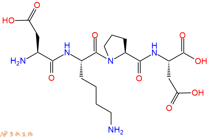 专肽生物产品四肽Asp-Lys-Pro-Asp90236-03-6