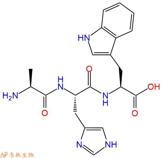 专肽生物产品三肽Ala-His-Trp1268448-37-8