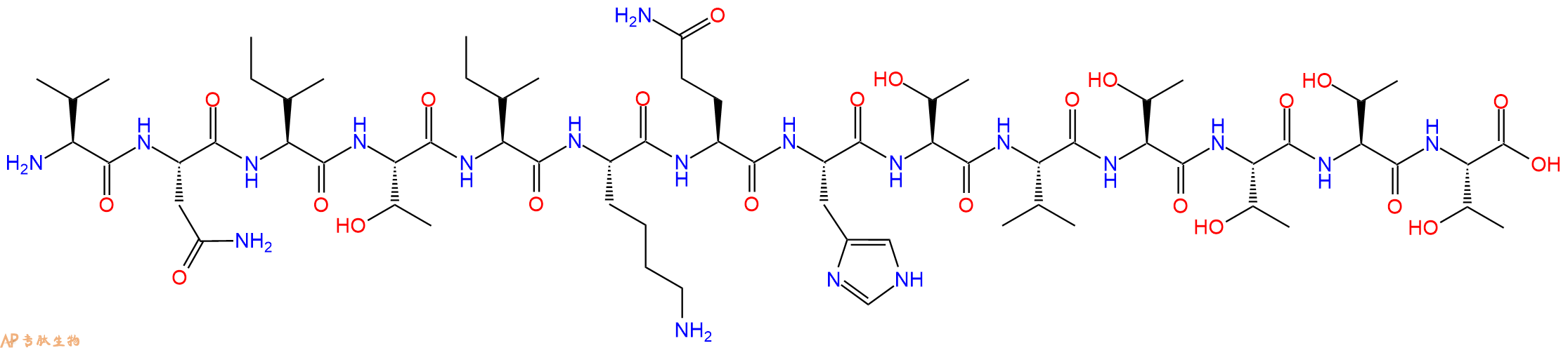 专肽生物产品Val-N-I-T-I-K-Q-H-T-Val-T-Thr-T-Thr320577-01-3