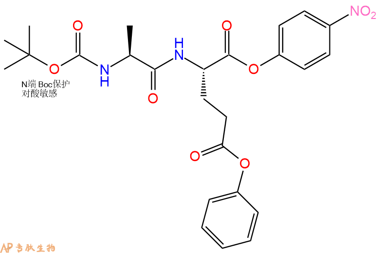 专肽生物产品二肽Boc-Ala-Glu(OBzl)-ONp1006066-70-1