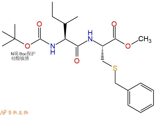 专肽生物产品二肽Boc-Ile-Cys(Bzl)-甲酯化22218-01-5