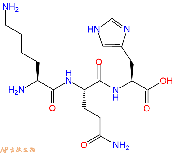 专肽生物产品三肽Lys-Gln-His