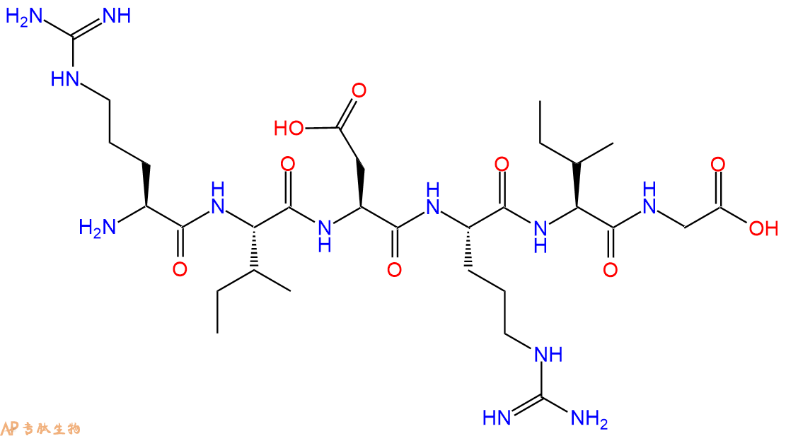 专肽生物产品六肽arg-Ile-Asp-Arg-Ile-gly99026-66-1