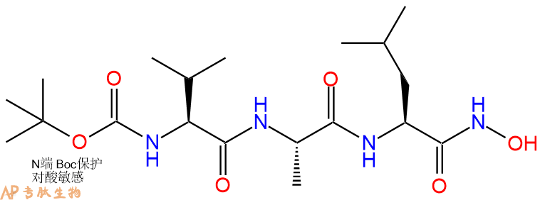 专肽生物产品三肽Boc-Val-Ala-Leu-NHOH1190604-19-3