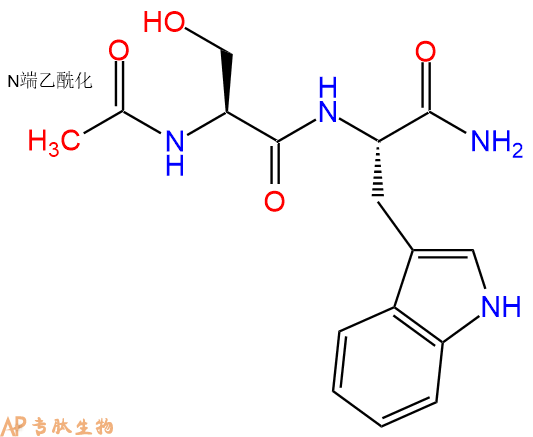 专肽生物产品二肽Ac-Ser-Trp-NH2