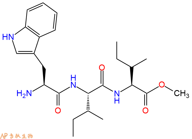 专肽生物产品三肽Trp-Ile-Ile--甲酯化1372767-16-2