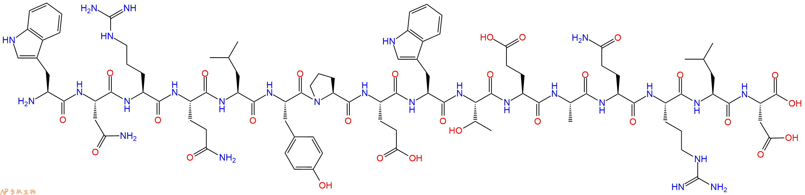专肽生物产品Melanocyte Protein PMEL 17 (44-59) (human, bovine, mouse)195523-86-5