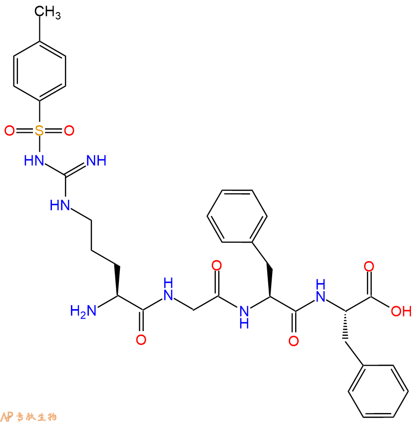 专肽生物产品四肽Arg(Tos)-Gly-Phe-Phe52787-82-3