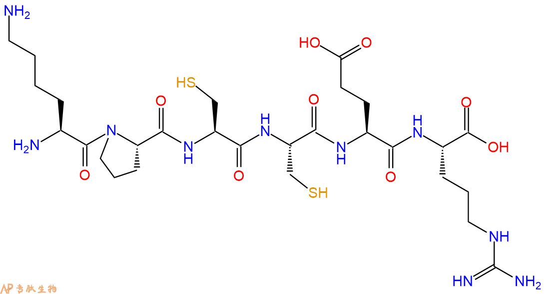 专肽生物产品六肽Lys-Pro-Cys-Cys-Glu-Arg183231-40-5