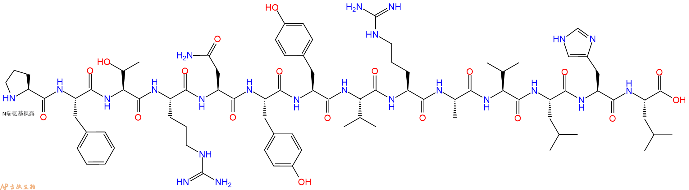 专肽生物产品十四肽PFTRNYYVRAVLHL158879-51-7