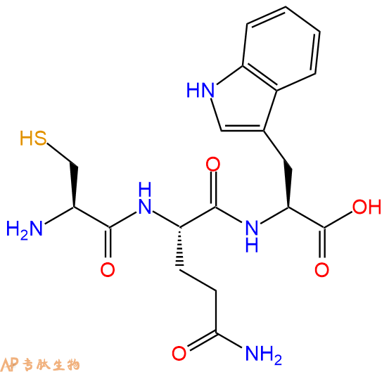 专肽生物产品三肽Cys-Gln-Trp