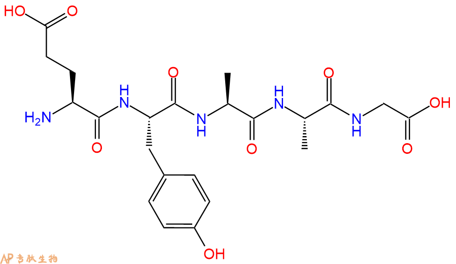 专肽生物产品五肽Glu-Tyr-Ala-Ala-Gly62571-01-1