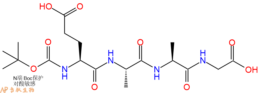 专肽生物产品四肽Boc-Glu-Ala-Ala-Gly62570-95-0