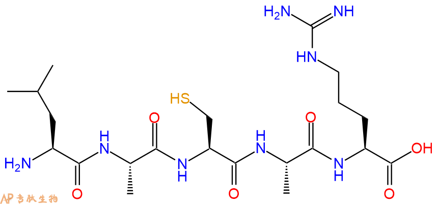 专肽生物产品五肽Leu-Ala-Cys-Ala-Arg133890-16-1