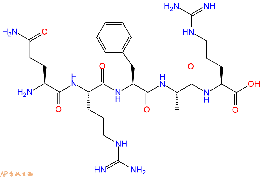 专肽生物产品五肽Gln-Arg-Phe-Ala-Arg1355048-53-1