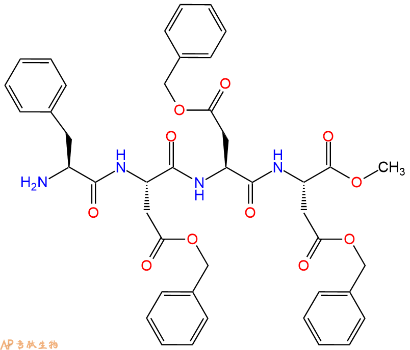 专肽生物产品四肽Phe-Asp(OBzl)-Asp(OBzl)-Asp(OBzl)-甲酯化1448070-37-8