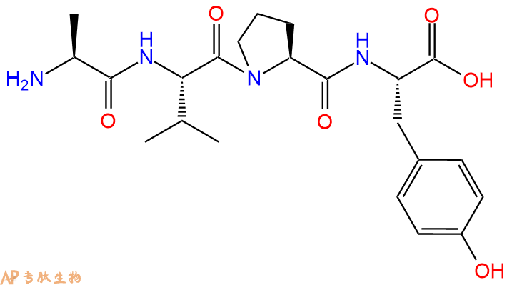 专肽生物产品四肽Ala-Val-Pro-Tyr402594-17-6