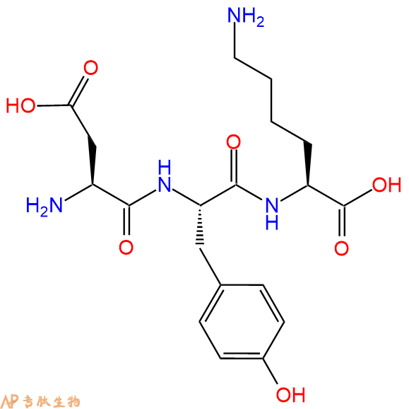 专肽生物产品三肽Asp-Tyr-Lys