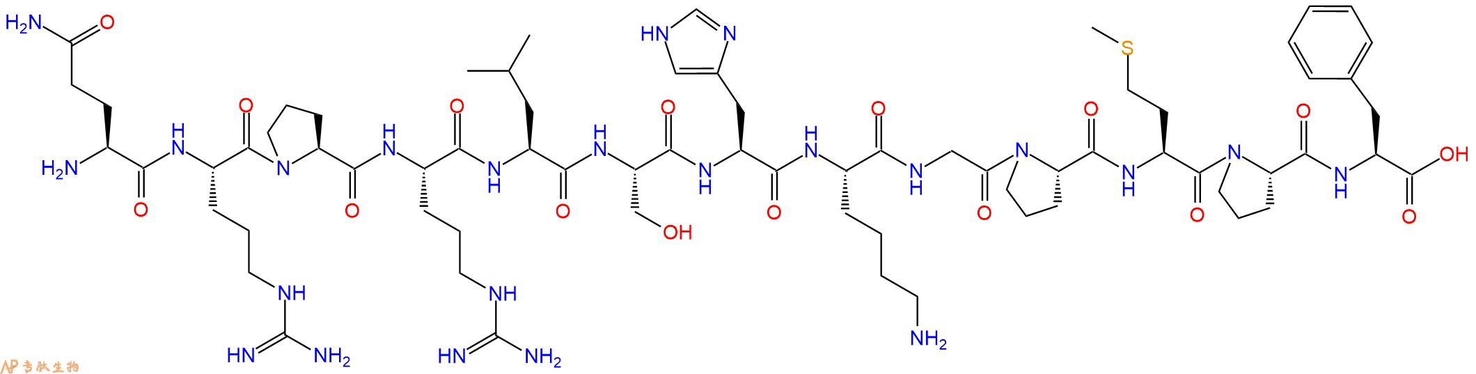 专肽生物产品爱帕琳肽(阿佩林肽)Apelin-13, human, bovine217082-58-1