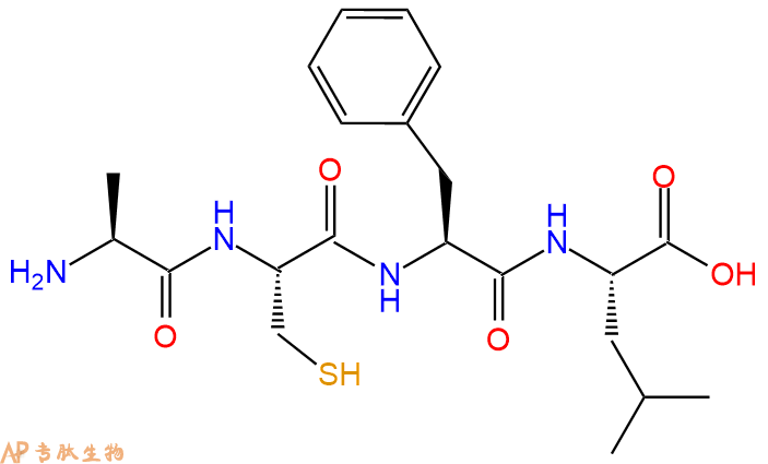 专肽生物产品四肽Ala-Cys-Phe-Leu1353221-21-2