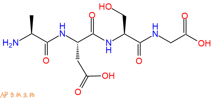 专肽生物产品四肽Ala-Asp-Ser-Gly52574-57-9