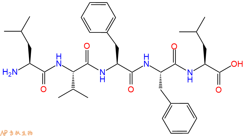 专肽生物产品五肽Leu-Val-Phe-Phe-Leu291299-43-9