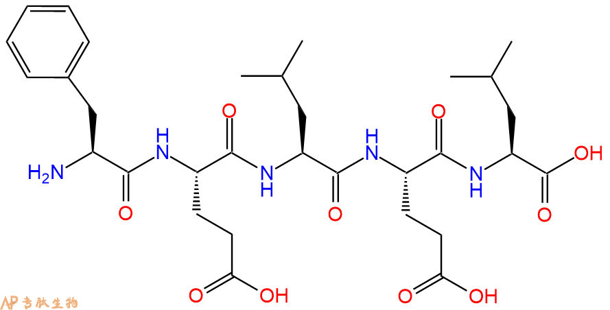 专肽生物产品五肽Phe-Glu-Leu-Glu-Leu72903-35-6