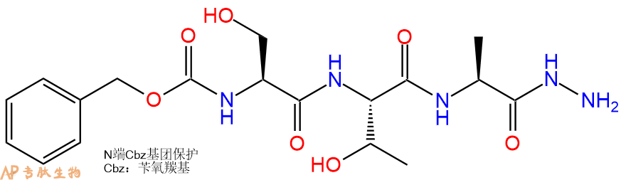 专肽生物产品三肽Cbz-Ser-Thr-Ala-NH-NH228275-75-4