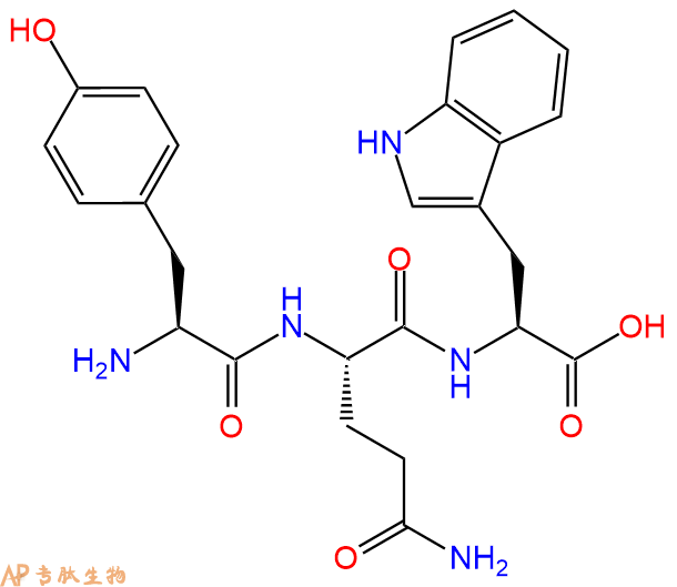 专肽生物产品三肽Tyr-Gln-Trp