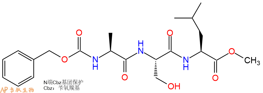 专肽生物产品三肽Cbz-Ala-Ser-Leu--甲酯化107540-51-2