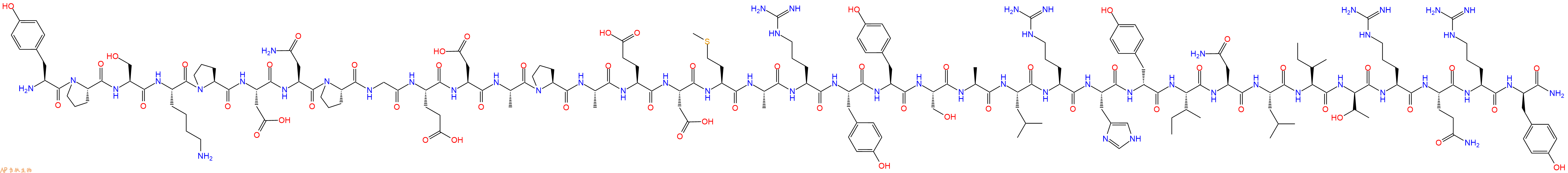专肽生物产品神经肽Y [DTyr2736DThr32]-Neuro Peptide Y, human