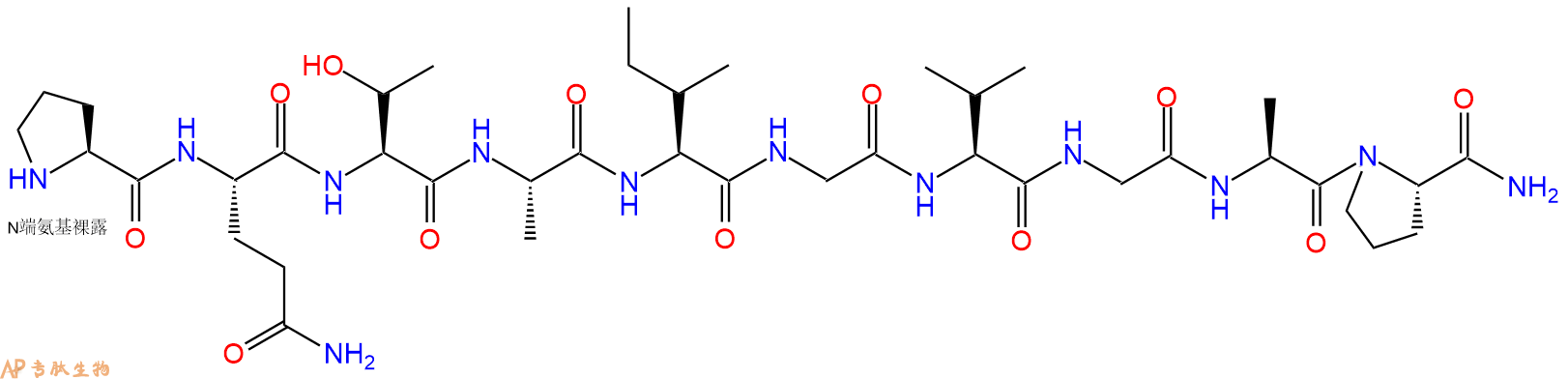 专肽生物产品Pro-Q-T-A-I-G-Val-G-A-P-NH268801-56-9