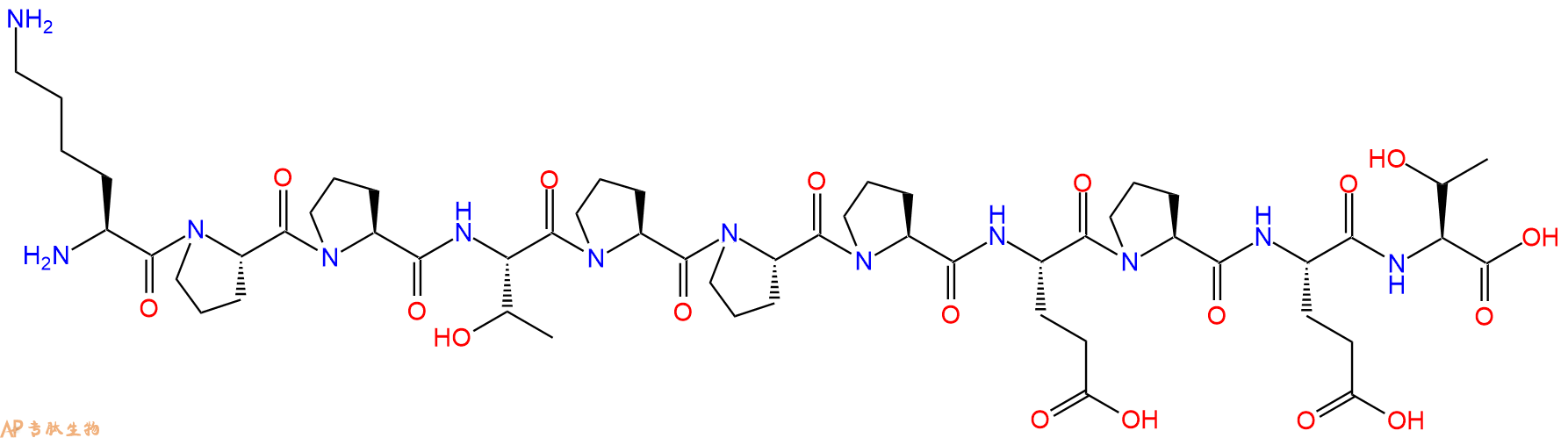 专肽生物产品Lys-P-Pro-THR-P-Pro-P-E-P-E-THR75813-50-2