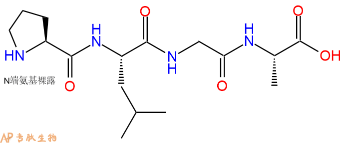 专肽生物产品四肽Pro-Leu-Gly-Ala478412-65-6