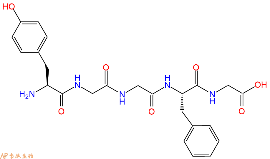 专肽生物产品五肽Tyr-Gly-Gly-Phe-Gly61064-76-4