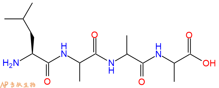 专肽生物产品四肽Leu-Ala(DL)-Ala(DL)-Ala(DL)127214-05-5