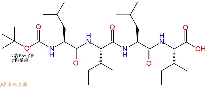 专肽生物产品四肽Boc-Leu-Ile-Leu-Ile1000590-51-1