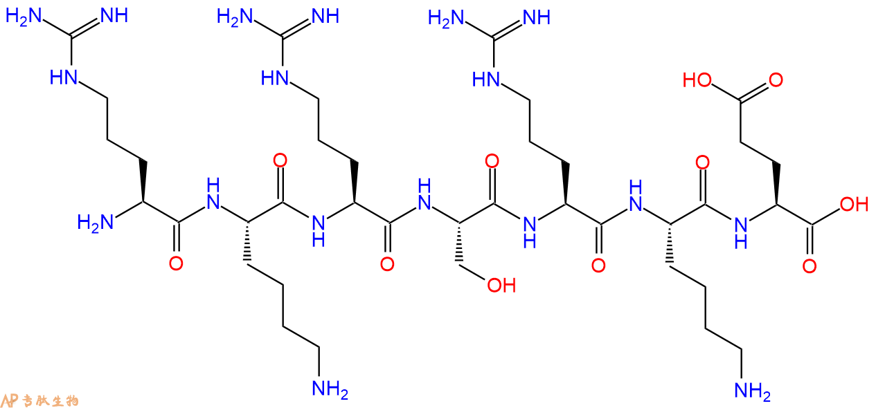 专肽生物产品Arg-Lys-Arg-Ser-Arg-Lys-Glu (RKRSRKE)