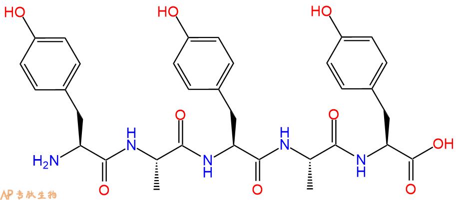 专肽生物产品五肽Tyr-Ala-Tyr-Ala-Tyr1207730-28-6