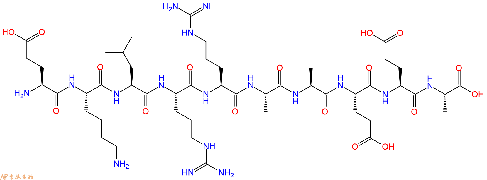 专肽生物产品Glu-Lys-Leu-Arg-Arg-Ala-Ala-Glu-Glu-Ala1353151-35-5
