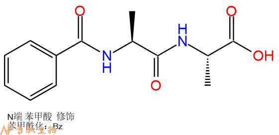 专肽生物产品二肽Benzoyl-Ala-Ala71448-05-0