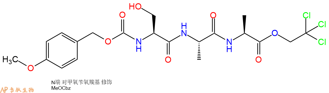 专肽生物产品三肽Z(OMe)-Ser-Ala-Ala-NHNTroc78075-42-0