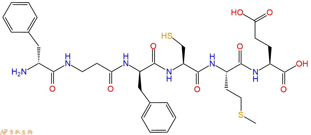 专肽生物产品六肽DPhe-βAla-DPhe-CME1144521-69-6