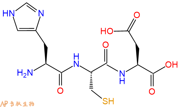 专肽生物产品三肽His-Cys-Asp
