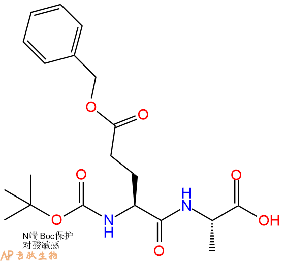 专肽生物产品二肽Boc-Glu(OBzl)-Ala65427-33-0